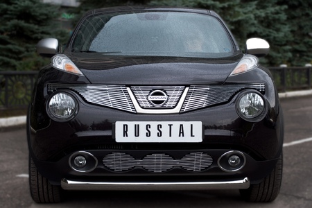 Защита переднего бампера d76 дуга RUSSTAL Nissan Juke 4X4 (2010-2014) NJ4Z-000881