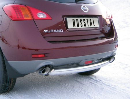 Защита заднего бампера d63 RUSSTAL Nissan Murano (2010-2015) NMZ-010313