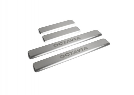 Накладки на пороги RIVAL Skoda Octavia A7 (2013-2020) NP.5105.3
