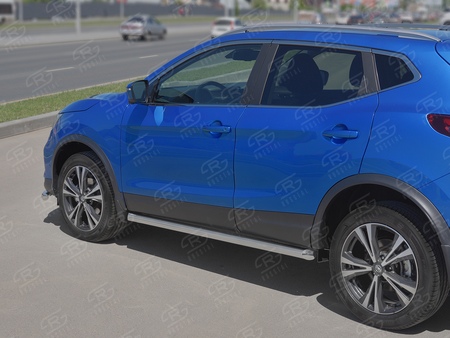 Пороги труба d63 вариант 1 RUSSTAL Nissan Qashqai (2019-2024) NQST-0032481