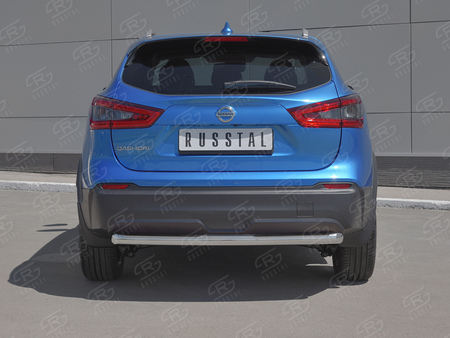 Защита заднего бампера d63 дуга RUSSTAL Nissan Qashqai (2019-2024) NQSZ-003252