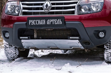 Накладка переднего бампера усиленная Renault Duster (2010-2015) NRD-007701