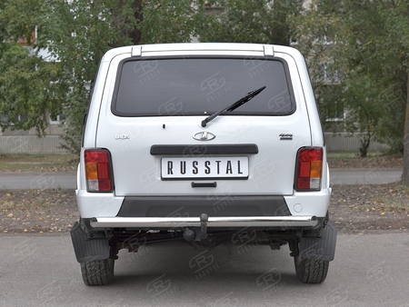 Защита заднего бампера d63 дуга RUSSTAL Lada 4x4 Urban (2014-2021) NUZ-002814