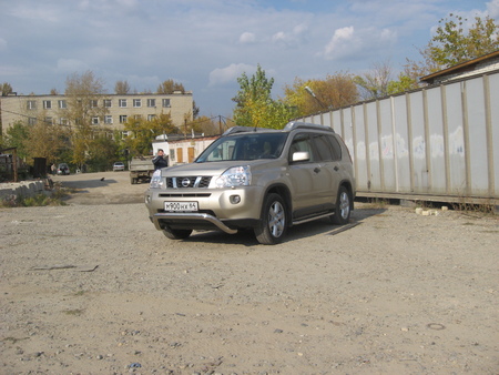 Кенгурятник d76 низкий мини Nissan X-Trail (2007-2011) NXT001