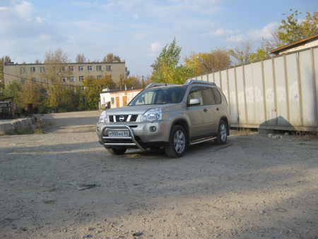 Кенгурятник d57 низкий  Nissan X-Trail (2007-2011) NXT003