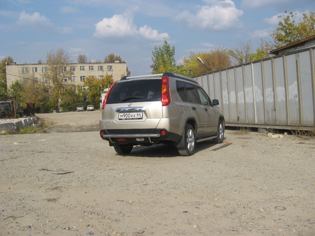 Защита заднего бампера d57 Nissan X-Trail (2007-2011) NXT011