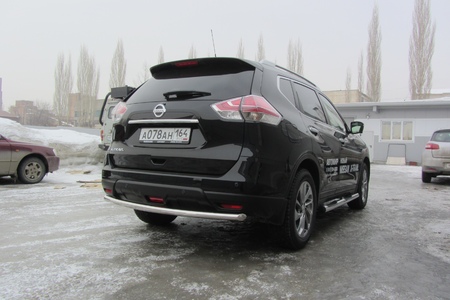 Защита заднего бампера d57 Nissan X-Trail (2015-2023) NXT15-009