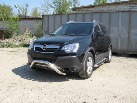 Кенгурятник d76 низкий мини Opel Antara (2006-2020) OPAN002