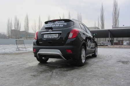 Защита заднего бампера d57 скоба Opel Mokka (2013-2020) OPMOK13-013