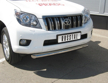 Защита переднего бампера d76 RUSSTAL Toyota Land Cruiser Prado 150 (2009-2013) PNZ-000471