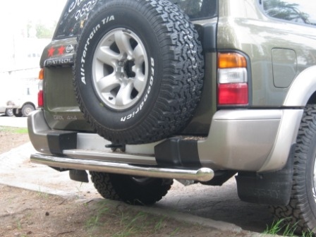 Защита заднего бампера d76 RUSSTAL Nissan Patrol (1998-2003) PYZ-000097