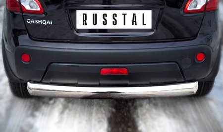 Защита заднего бампера d76 RUSSTAL Nissan Qashqai (2010-2013) QNZ-000779