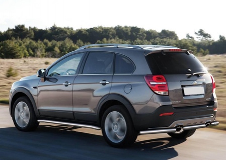 Защита порогов d57 Chevrolet Captiva (2013-2016) R.1005.003