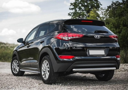 Защита заднего бампера d57 Hyundai Tucson (2015-2018) R.2308.006