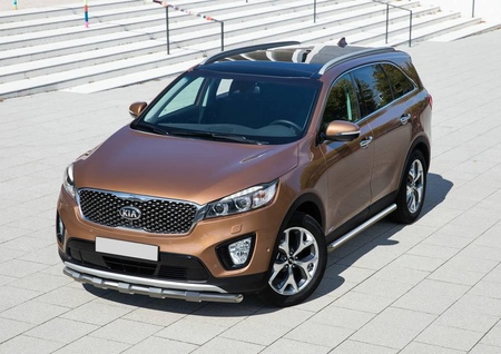 Защита порогов d57 Kia Sorento Prime (2015-2018) R.2808.003