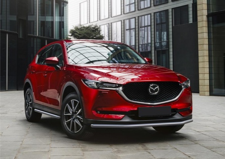 Защита переднего бампера d42 Mazda CX-5 (2017-2024) R.3804.001