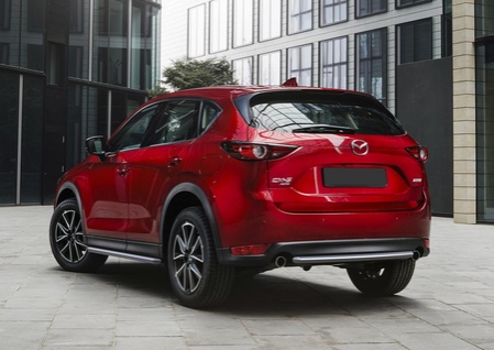 Защита заднего бампера d42 Mazda CX-5 (2017-2024) R.3804.003