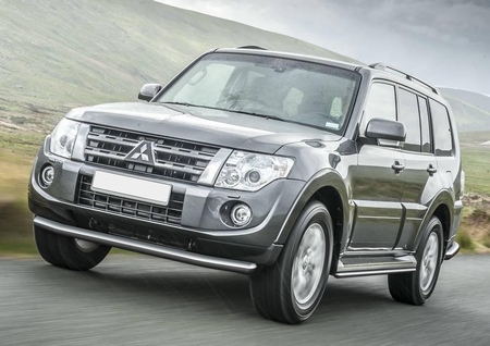 Защита переднего бампера d76 Mitsubishi Pajero IV (2011-2025) R.4002.010