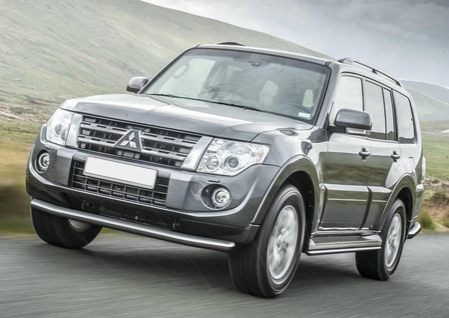 Защита штатного порога d42 Mitsubishi Pajero IV (2011-2024) R.4002.014