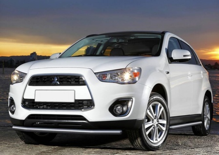 Защита переднего бампера d57 Mitsubishi ASX (2010-2015) R.4006.004