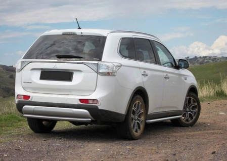 Защита заднего бампера d57 Mitsubishi Outlander (2012-2014) R.4008.011