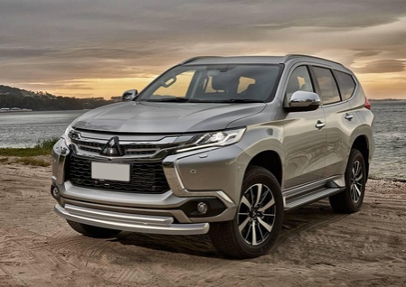 Защита переднего бампера d76+d57 Mitsubishi Pajero Sport (2016-2021) R.4012.001