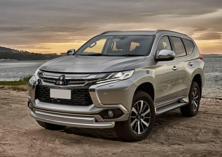 Защита переднего бампера d76+75x42 овал Mitsubishi Pajero Sport (2016-2021) R.4012.002