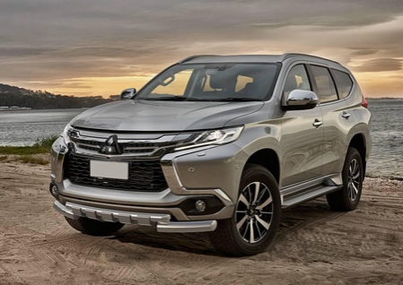 Защита переднего бампера d76+d57 с профильной защитой картера Mitsubishi Pajero Sport (2016-2021) R.4012.004