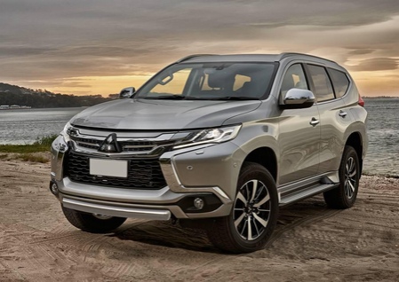 Защита переднего бампера 75x42 овал Mitsubishi Pajero Sport (2016-2021) R.4012.005