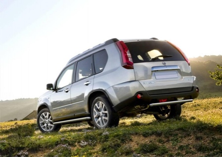 Защита заднего бампера d57 Nissan X-Trail (2011-2015) R.4113.009