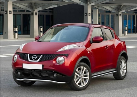 Защита переднего бампера d57 волна Nissan Juke, FWD (2010-2014) R.4115.001