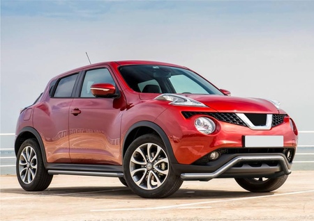 Защита переднего бампера d57 волна Nissan Juke, FWD (2014-2019) R.4120.002