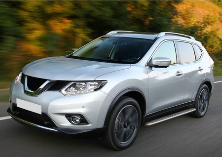 Пороги с листом d57 Nissan X-Trail (2015-2018) R.4122.006