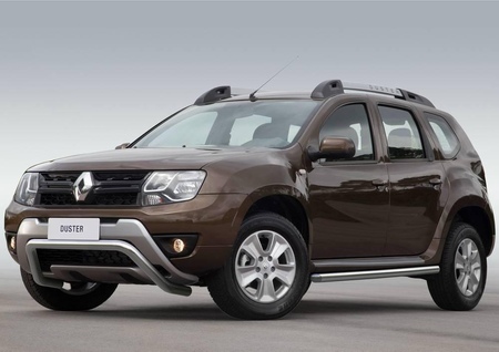 Защита переднего бампера d57 скоба Renault Duster (2015-2020) R.4703.012
