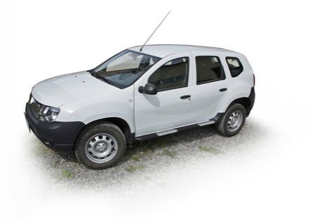 Алюминиевые пороги Renault Duster (2015-2020) R.4703.013