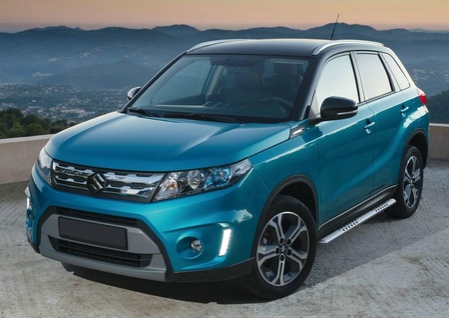 Пороги с проступью 75х42 овал Suzuki Vitara (2015-2024) R.5509.004