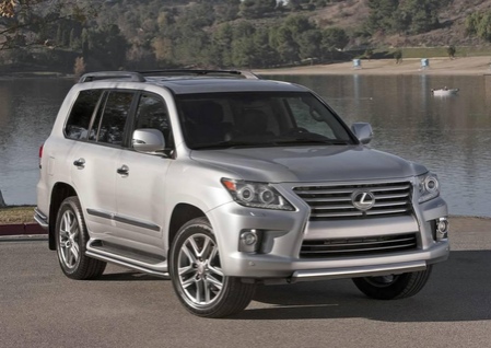 Защита штатного порога d42 Lexus LX (2014-2015) R.5713.014