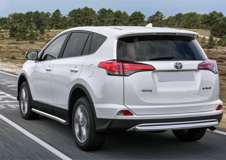 Защита заднего бампера d57 Toyota Rav 4 (2015-2019) R.5718.004