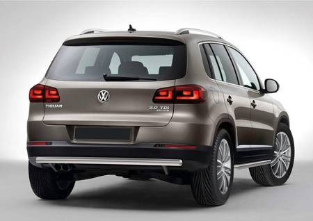 Защита заднего бампера d57 Volkswagen Tiguan (2011-2017) R.5802.006
