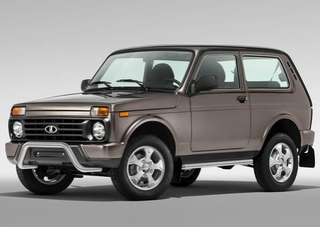 Защита переднего бампера d57 скоба Lada 4х4 Urban 3d (2014-2019) R.6004.001