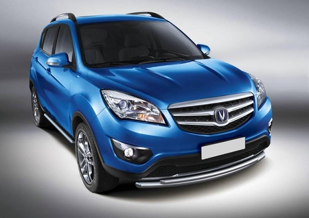 Защита переднего бампера d57+d42 Changan CS35 (2013-2019) R.8901.001