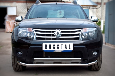 Защита переднего бампера d63L RUSSTAL Renault Duster 4x4 (2011-2014) RD4Z-000447