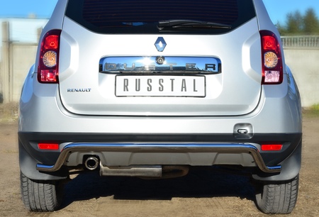 Защита заднего бампера d42 на RUSSTAL Renault Duster 4x4 (2011-2014) RD4Z-001543