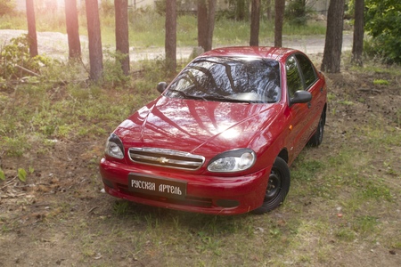 Реснички на передние фары Chevrolet Lanos (2005-2009) REC-080400