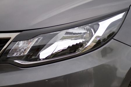 Реснички на передние фары Kia Rio седан (2015-2017) REK-080300