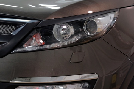 Реснички на передние фары Kia Sportage (2010-2014) REKS-010200