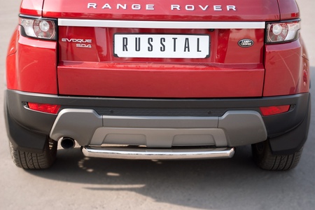 Защита заднего бампера D63 RUSSTAL Land Rover Range Rover Evoque Prestige u Pure (2011-2017) REPZ-000808