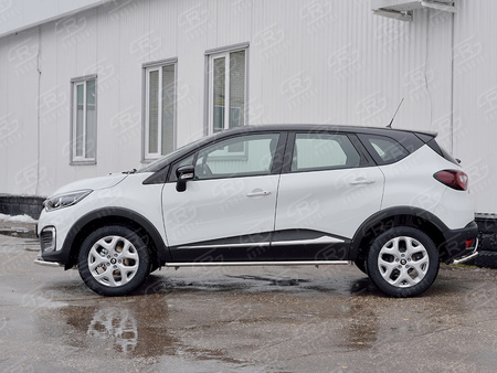Пороги труба d42 вариант 3 RUSSTAL Renault Kaptur (2016-2020) RKPT-0024693