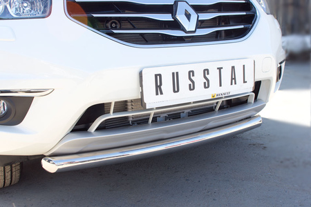 Защита переднего бампера d63 RUSSTAL Renault Koleos (2012-2016) RKZ-000581