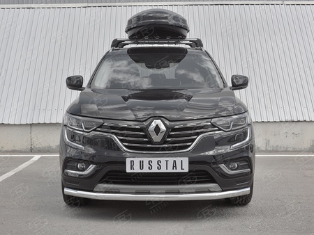 Защита переднего бампера d63 секции RUSSTAL Renault Koleos (2017-2023) RKZ-002969